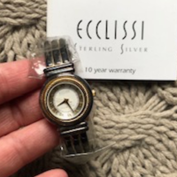 *HOST PICK* Ecclissi Sterling Silver Watch *NEW* - Picture 1 of 8